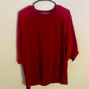1/2 sleeve red Nike men’s